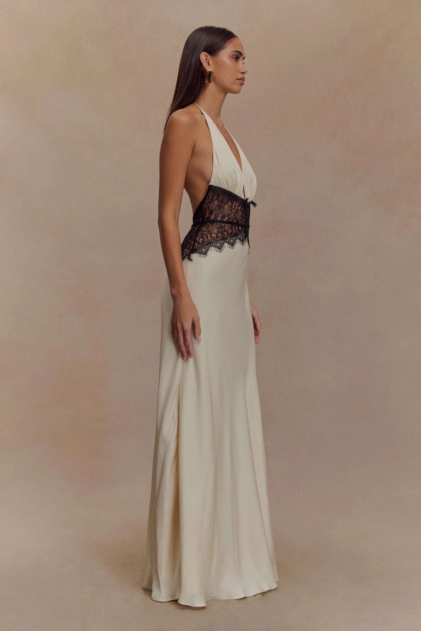 Women's V-Neck Polka Dot Summer Wedding Guest Maxi Dress