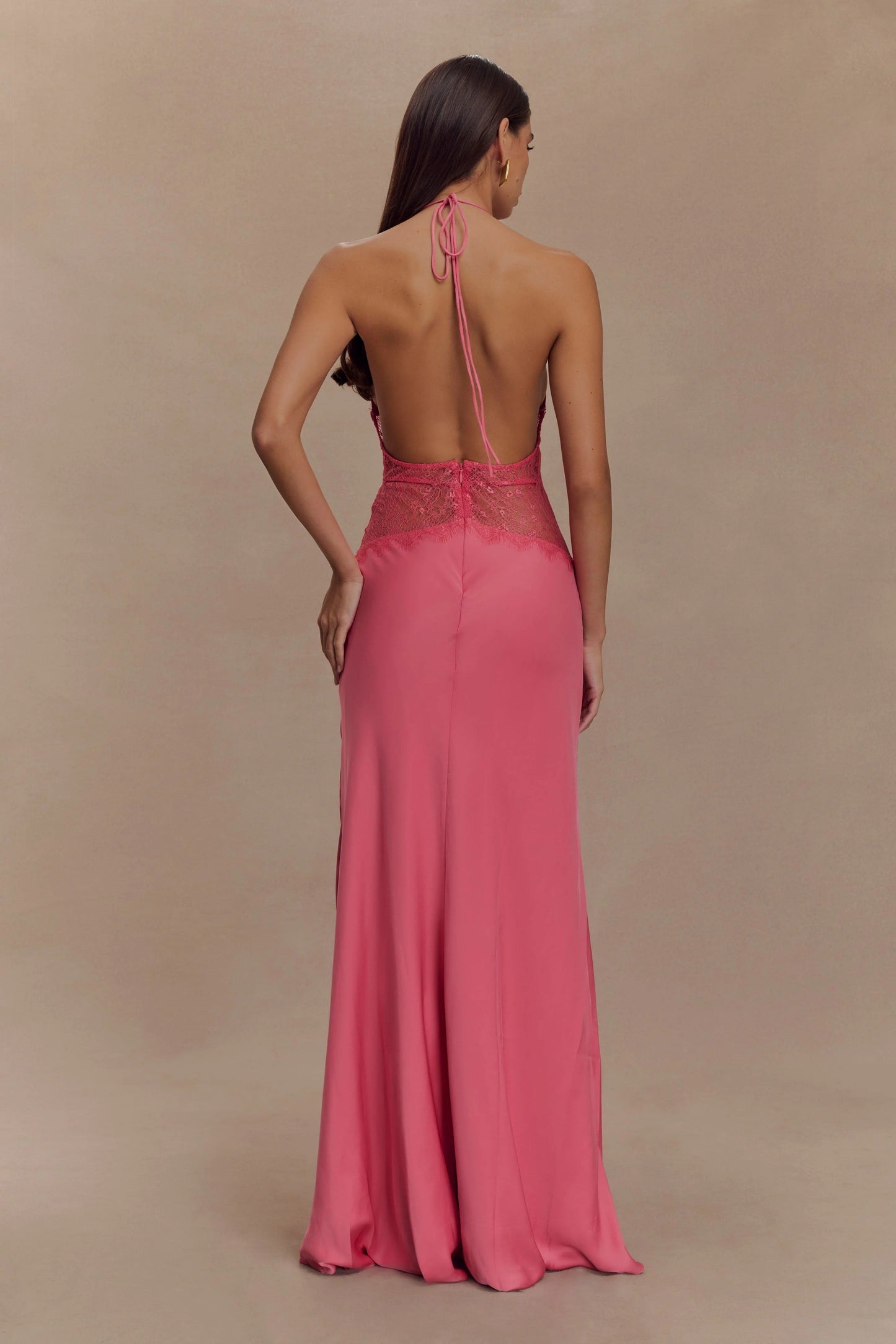 Women's V-Neck Polka Dot Summer Wedding Guest Maxi Dress