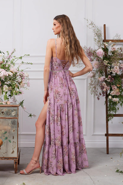 Women's Wedding Guest Floral Halter Maxi Dress - product image 52